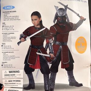 Deluxe Samurai Costume size Medium 8-10